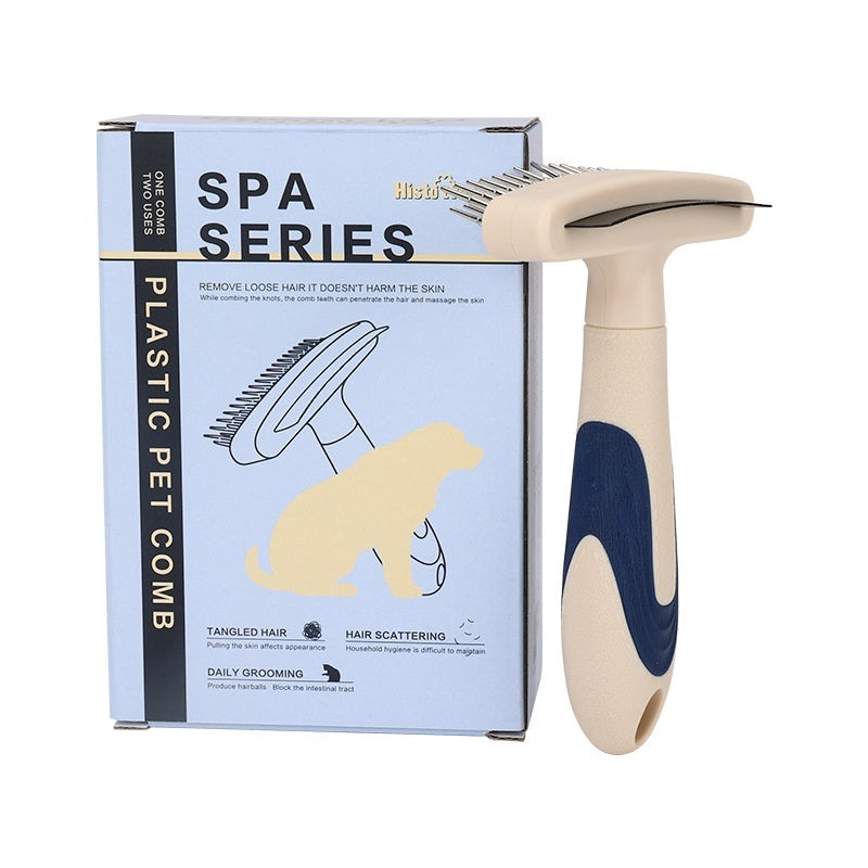 The Ultimate Pet Grooming Brush for Loose Hair Removal and Detangling